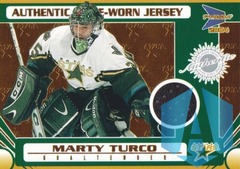 2003-04 Pacific Prizm Authentic Jersey Marty Turco #115 Dallas Stars 284/685